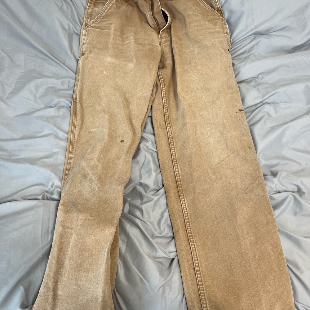 WORK WORN Carhartt Men’s Duck Canvas Work Pants